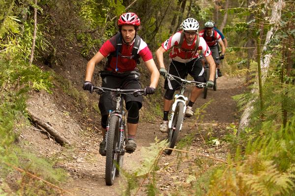 The team from Australian Mountain Bike magazine hit the local trails
